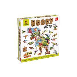 WOODY PUZZLE PLAY SET  LES DINOSAURES