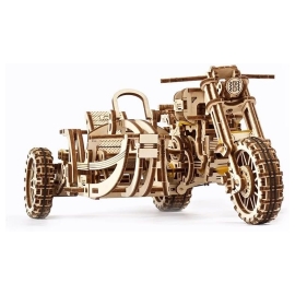 UGEARS Moto avec Sidecar Puzzles 3D