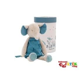 Coffret cadeau Peluche Elephant, jouet bébé 37cm