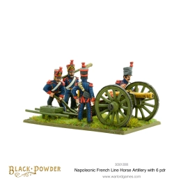 Napoleonic French Line Horse Artillery with 6 pounder