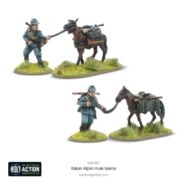 Italian Alpini Mule Teams