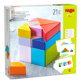 Jeu d'assemblage 3D cube tangram
