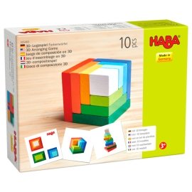 Jeu d’assemblage en 3D Cube multicolore