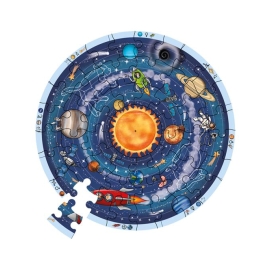 SOLAR SYSTEME ROUND PUZZLE