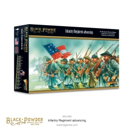 American Civil War: Infantry Regiment Advancing