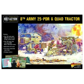 8th Army 25-Pdr & quad tractor