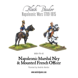 Napoleonic Marshal Ney & Mounted French Officer