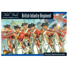 American of independence British infantry