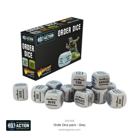 Bolt Action: Orders Dice Pack - Grey