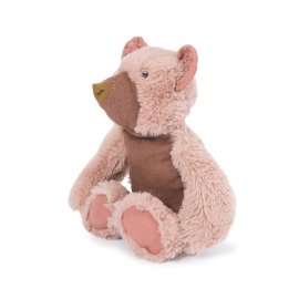 Ours en peluche rose Aubepine (30 cm) – Moulin Roty