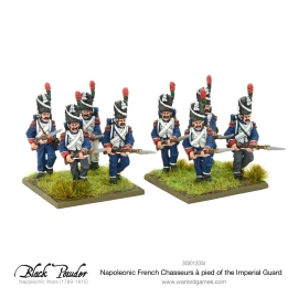 Napoleonic French Chasseurs a Pied of the Imperial Guard