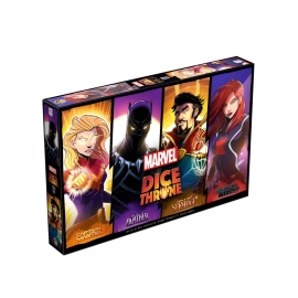 Dice Throne Marvel : Captain Marvel, Black Panther, Dr Strange, Black Widow