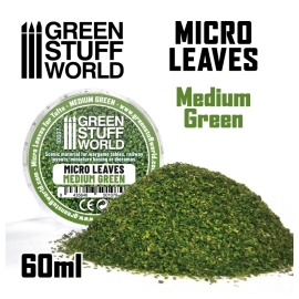 MICRO FEUILLES - Mélange vert moyen