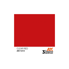 AK11213 - CLEAR RED – STANDARD