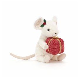 merry mouse with present
