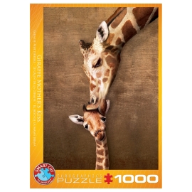EUROGRAPHICS PUZZLE  GIRAFE MOTHER'S KISS