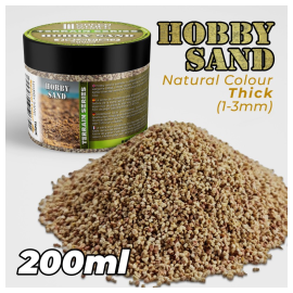 Sable de modélisation grossier 200ml - Naturel