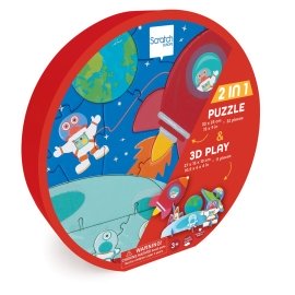 PLAY PUZZLE 3D - SPACE
