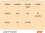 AK11050 - LIGHT FLESH – STANDARD