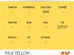 AK11038 - PALE YELLOW – STANDARD