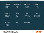 AK11184 - MEDIUM BLUE – STANDARD