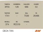 AK11114 - DECK TAN – STANDARD