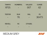 AK11010 - MEDIUM GREY – STANDARD