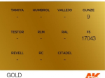 AK11191 - GOLD – METALLIC