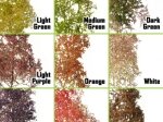 Micro feuilles - Mélange rouge