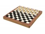 Jeu de Dames en Bois Pliable - Deluxe