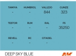 AK11176 - DEEP SKY BLUE – STANDARD