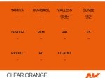 AK11218 - CLEAR ORANGE – STANDARD